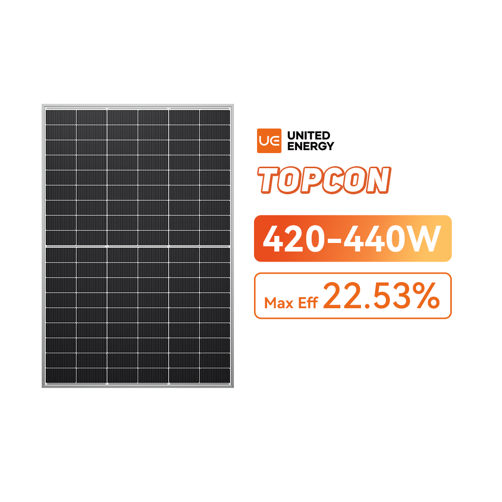 N-type TOPCon 420-440W standaard bifaciale zonnepanelen