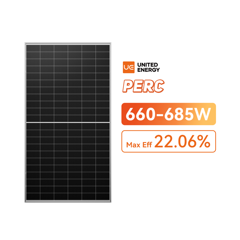 600 Watt zonnepaneelset met batterij en omvormer 660-685W