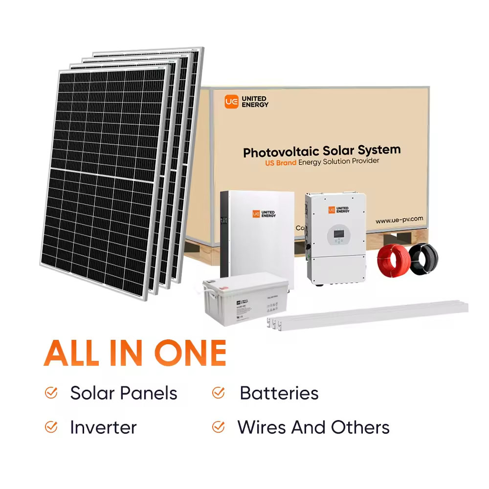 1-30 kW off-grid/hybride zonne-energiesysteem